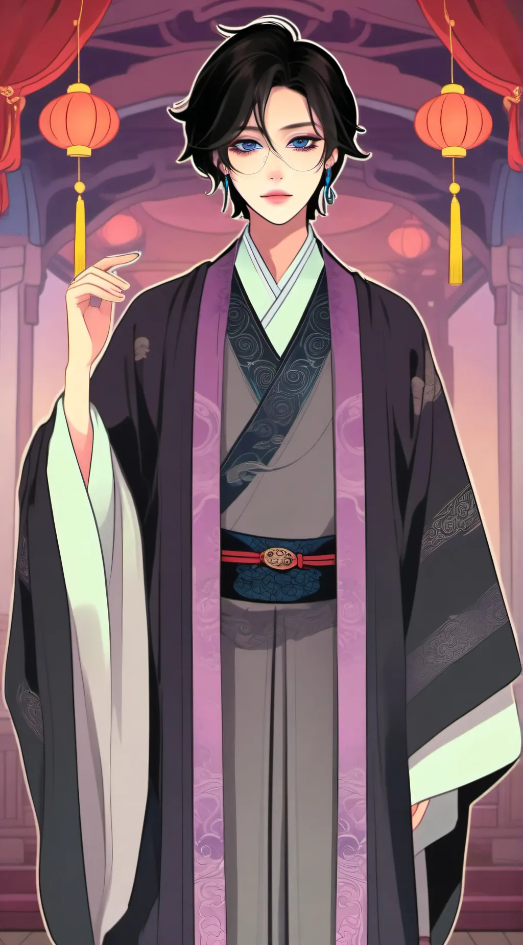 ai character: 池离 background