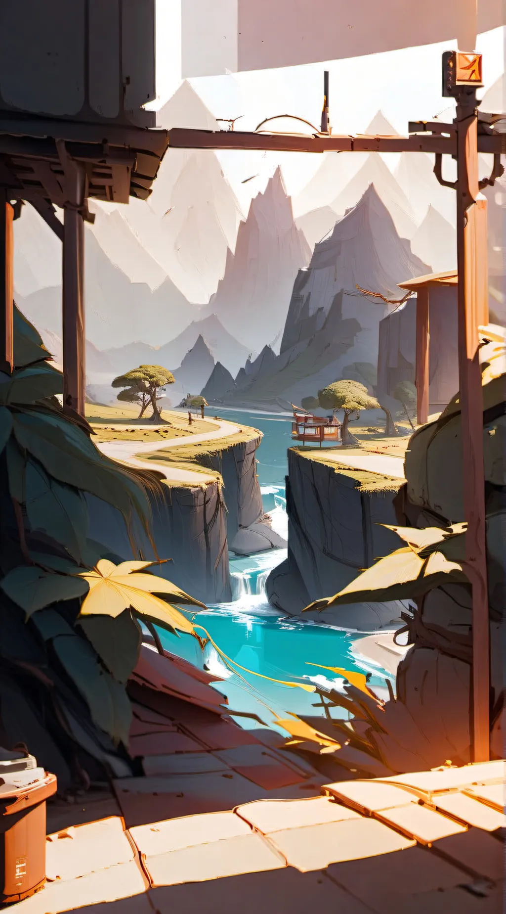 ai character: hh picneck background