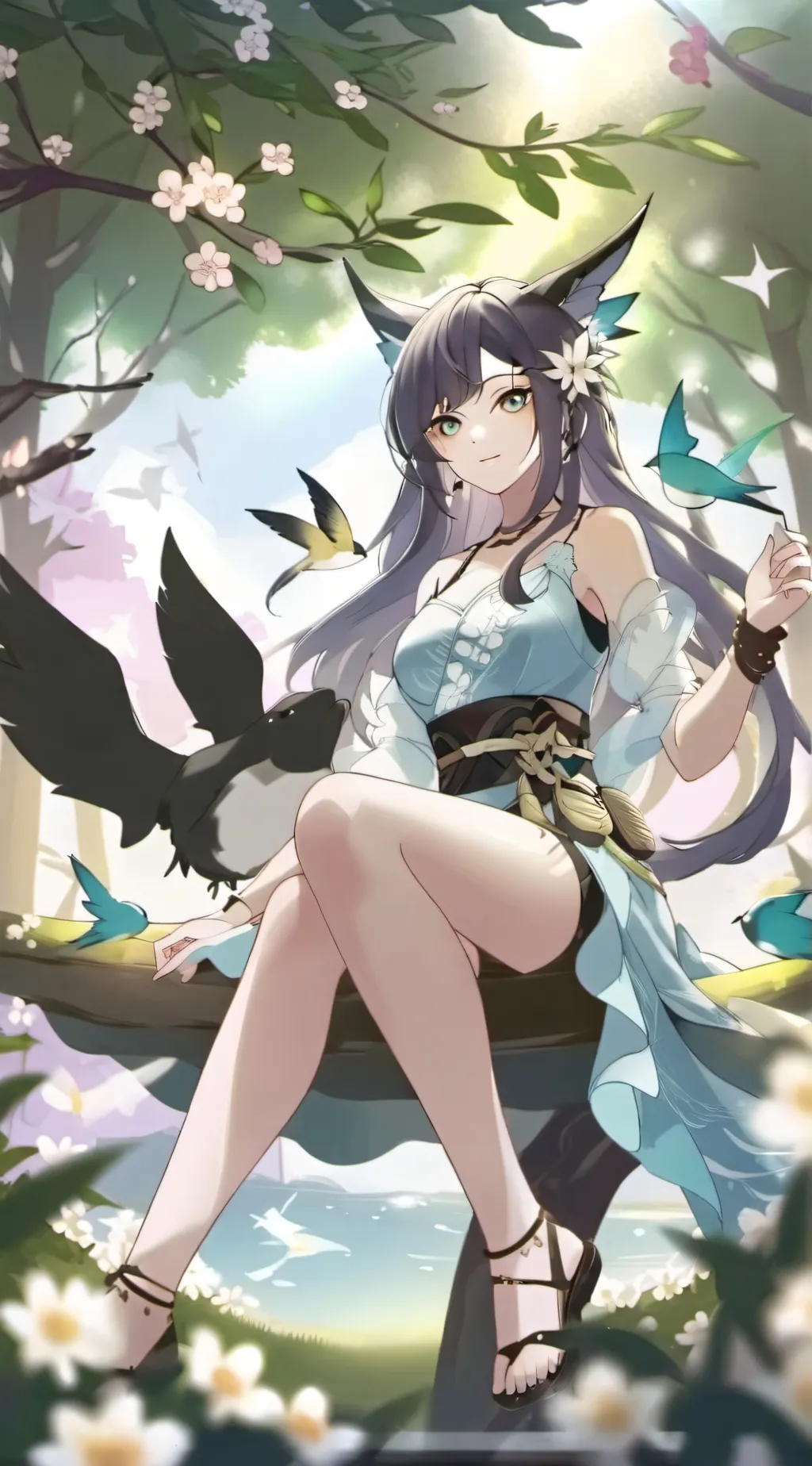 ai character: Mega  background