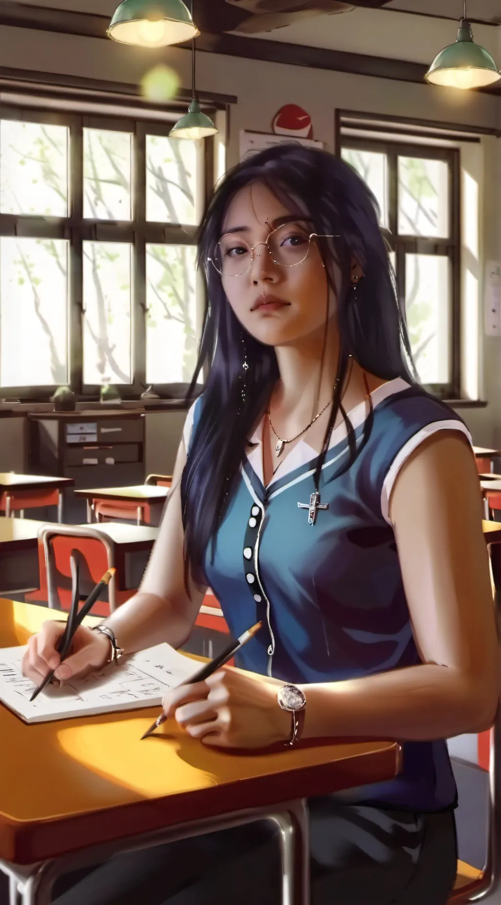 ai character: Mary background