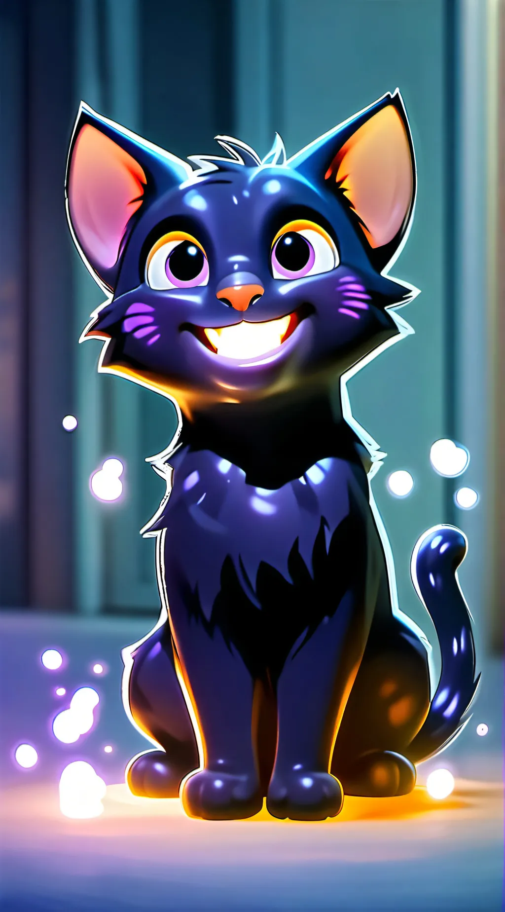 ai character: ghostly demon background