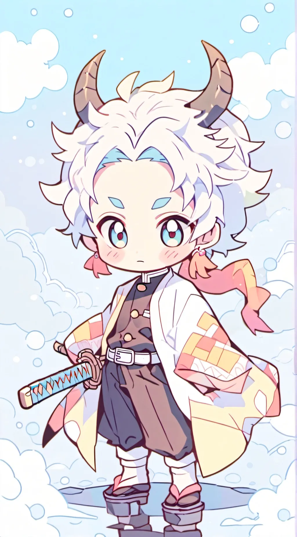 ai character: KNY sleepover background