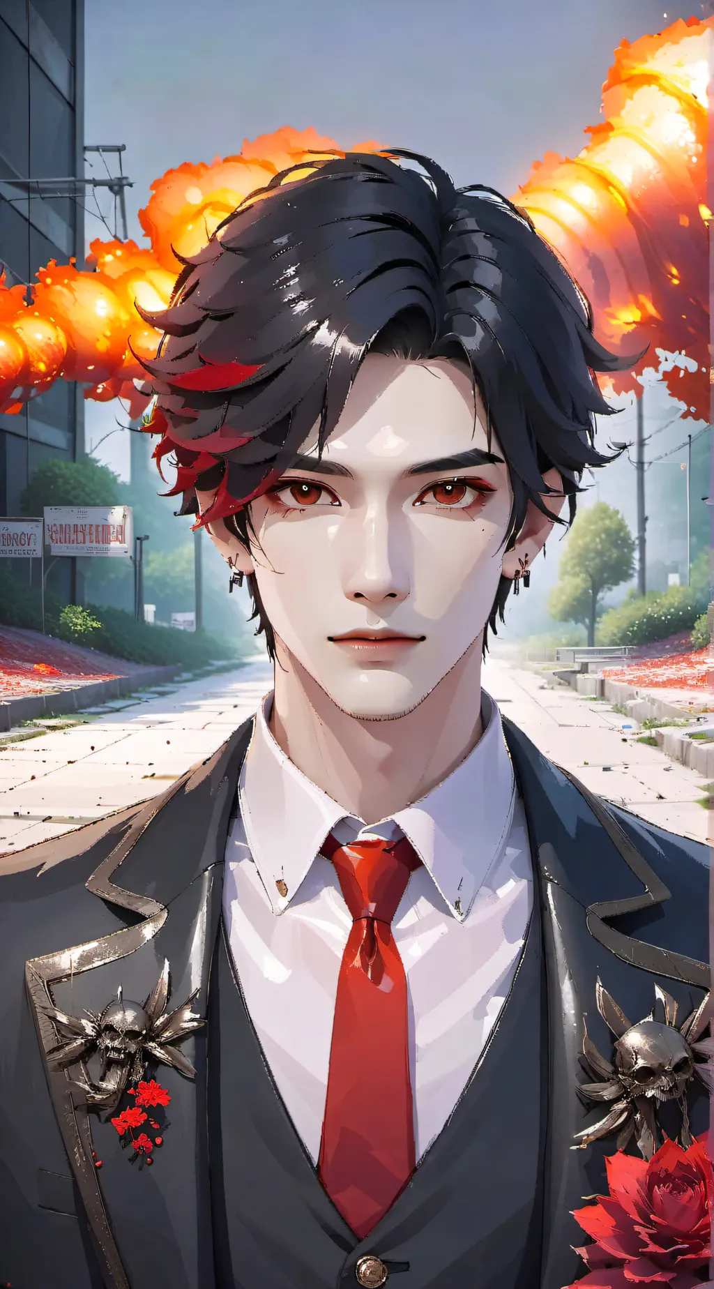 ai character: Jhon  background