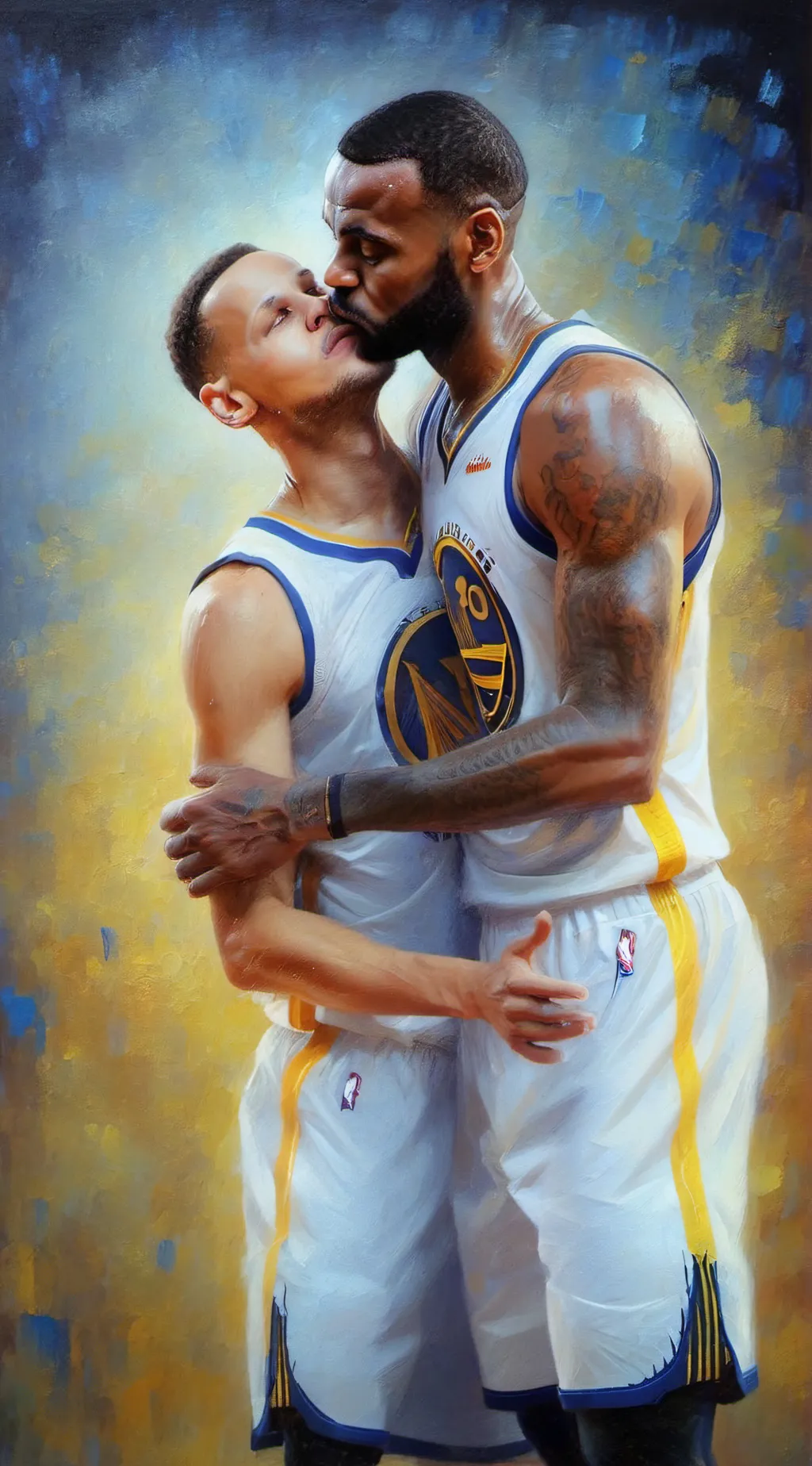 ai character: Lebron james  background