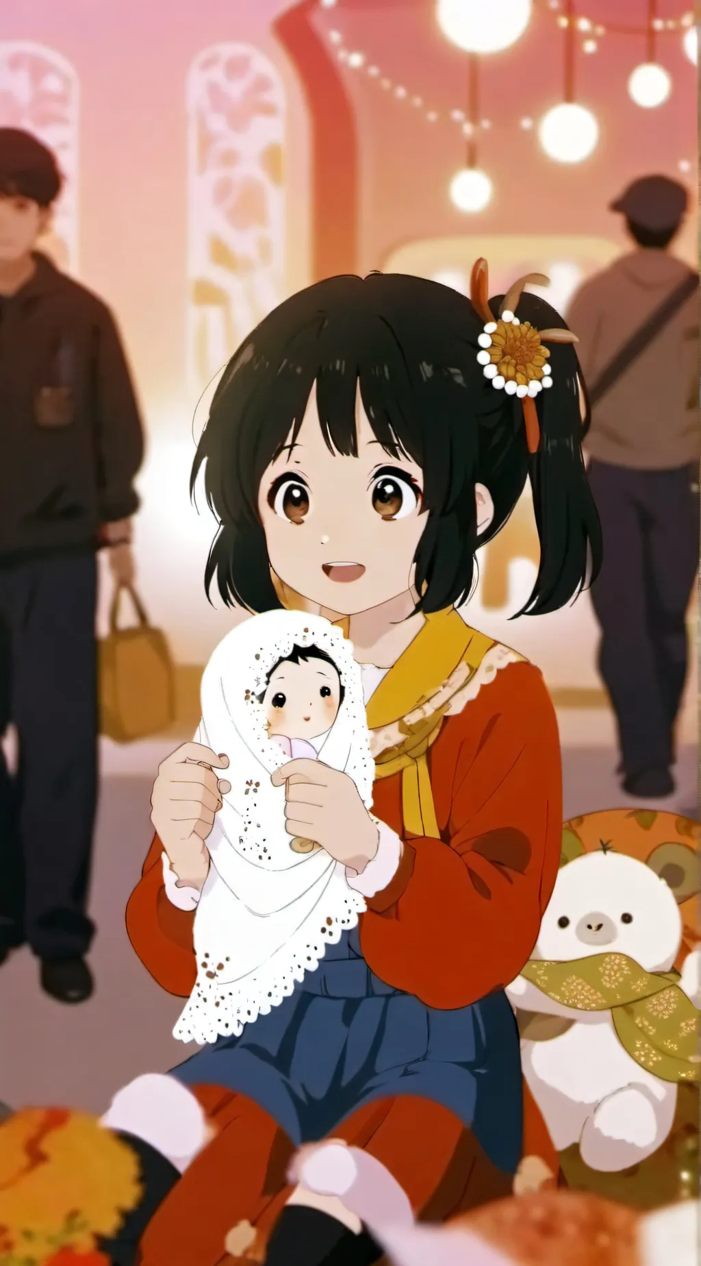 ai character: ￼ Bella background