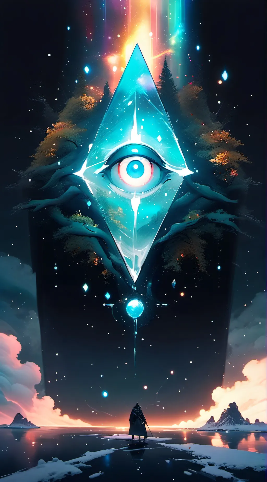 ai character: eye color background