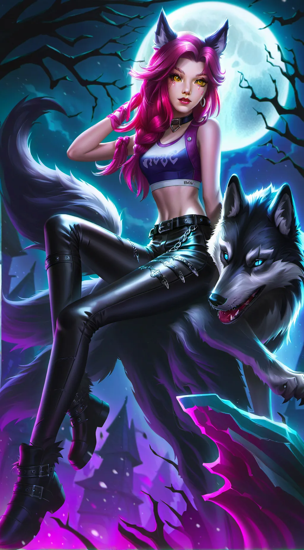 ai character: Akuma Akari background