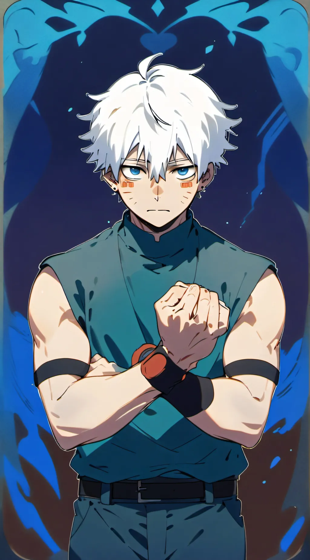 ai character: Touya Todoroki  background