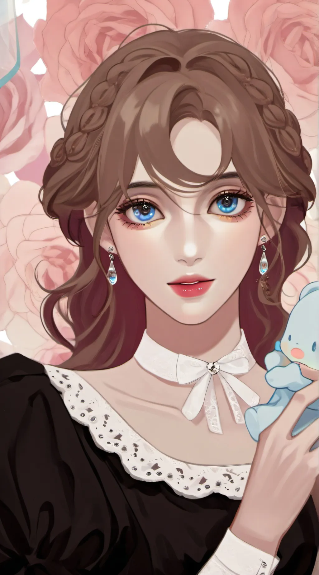 ai character: MHA dance  background