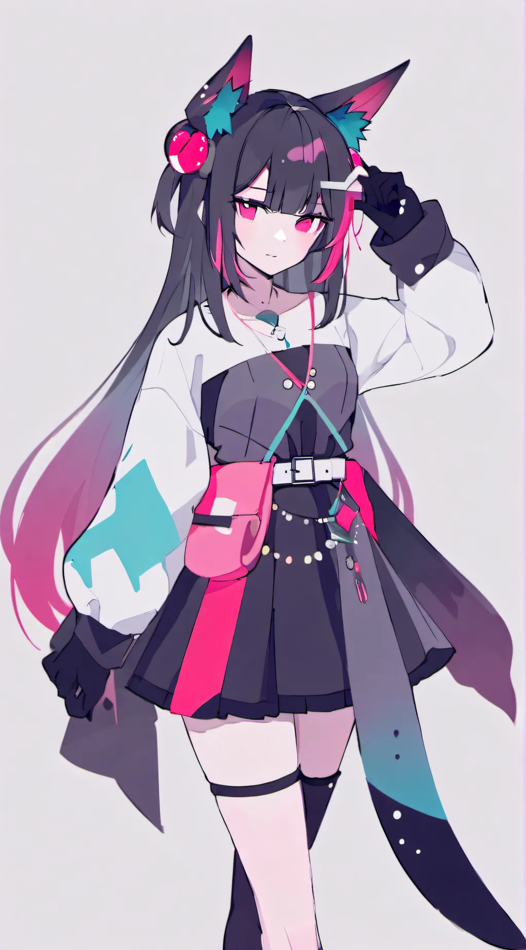 ai character: Luna background