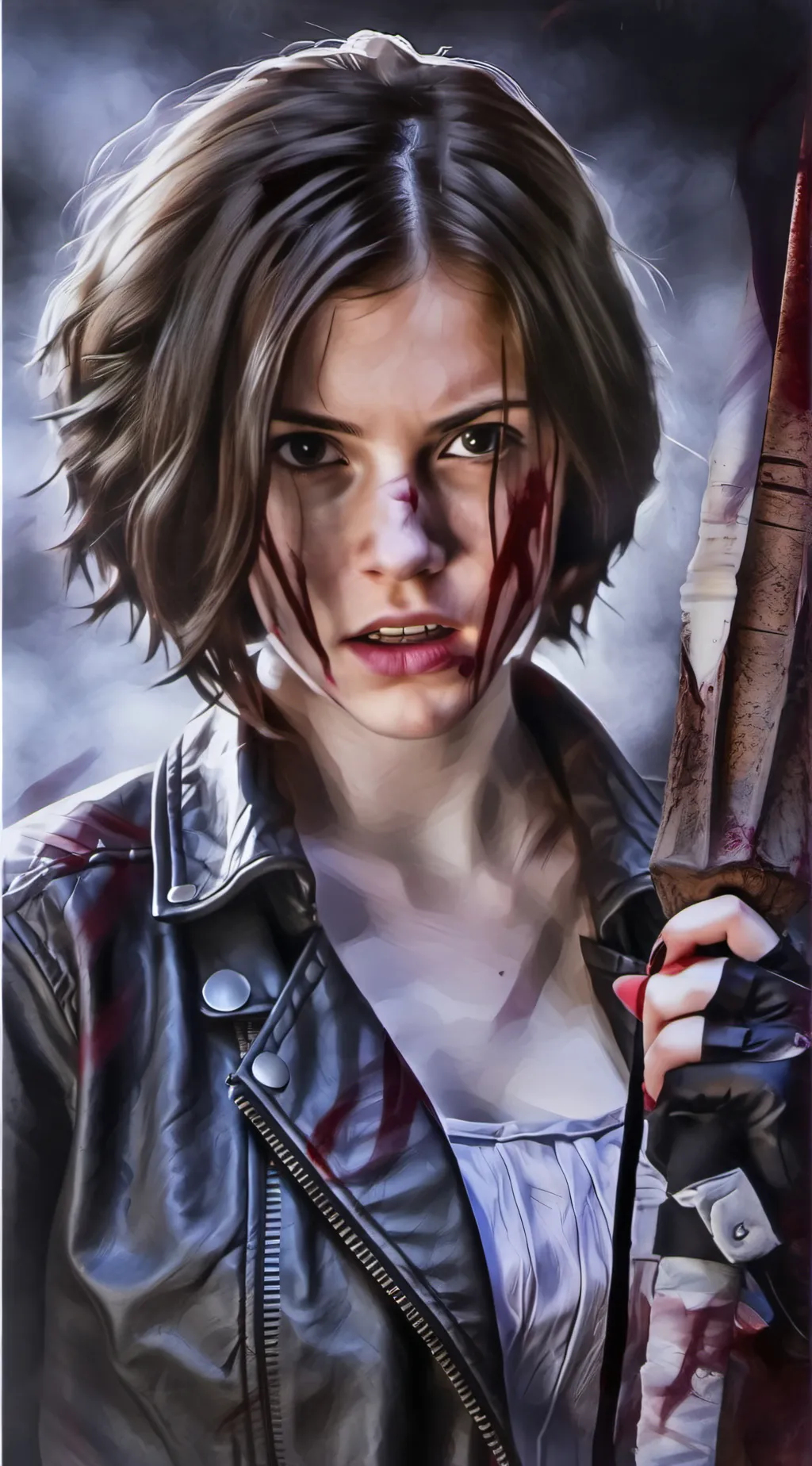 ai character: Maggie Rhee background