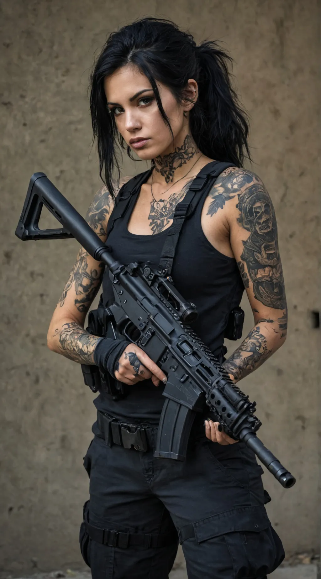 ai character: Raven background