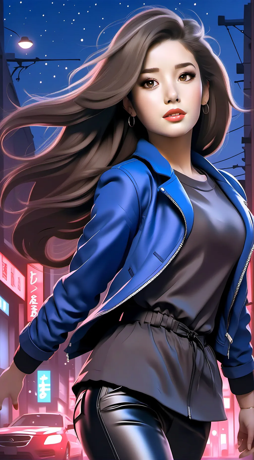 ai character: is random girl  background