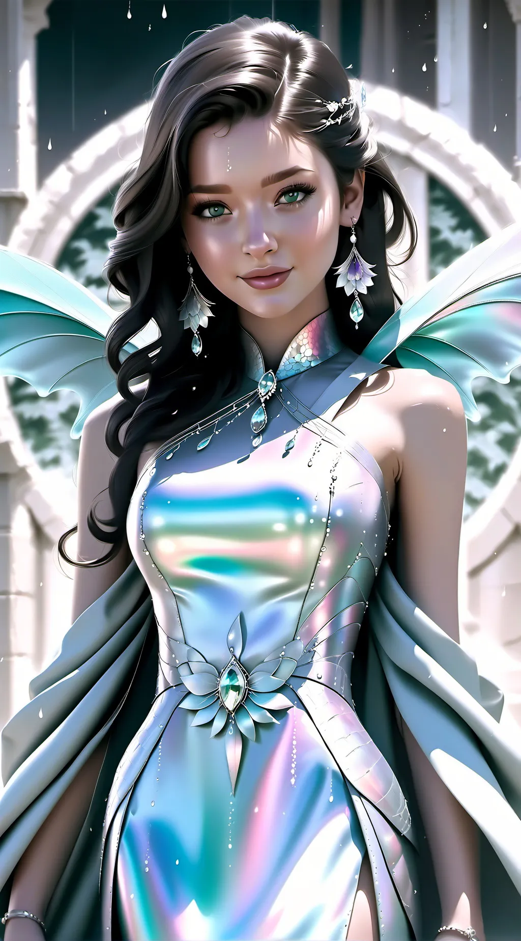 ai character: angle  background