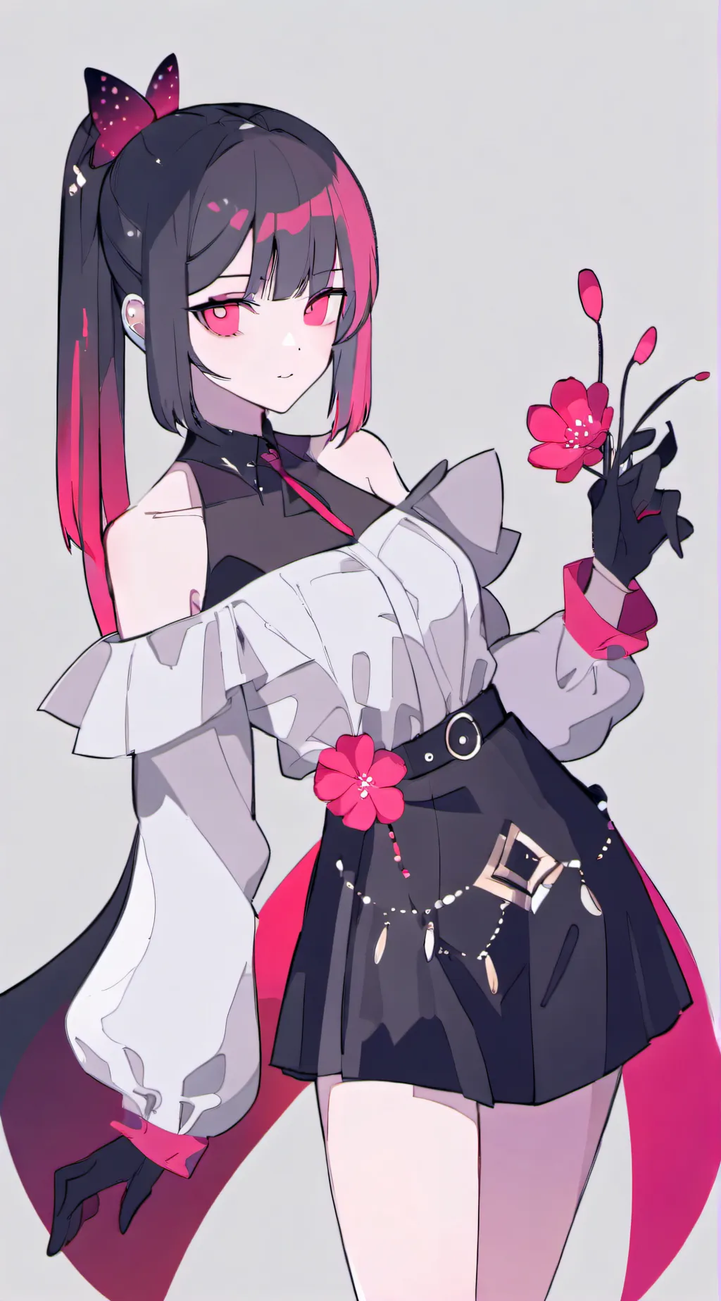 ai character: girl background