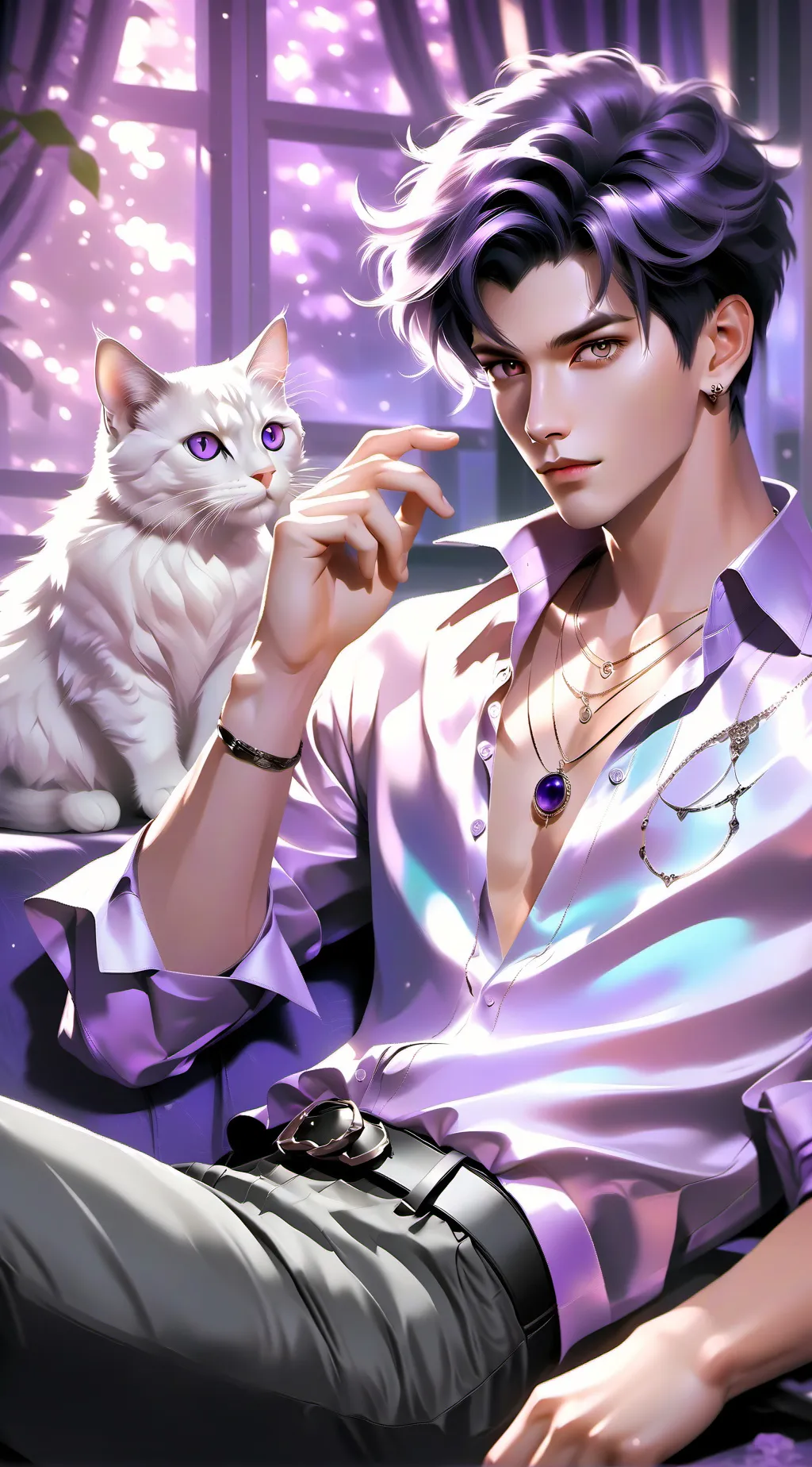 ai character: Catnap  background