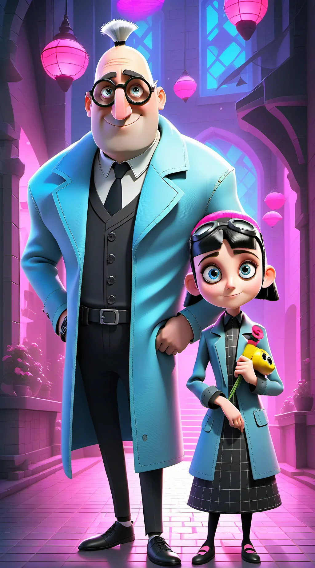 ai character: Despicable Me 4 background
