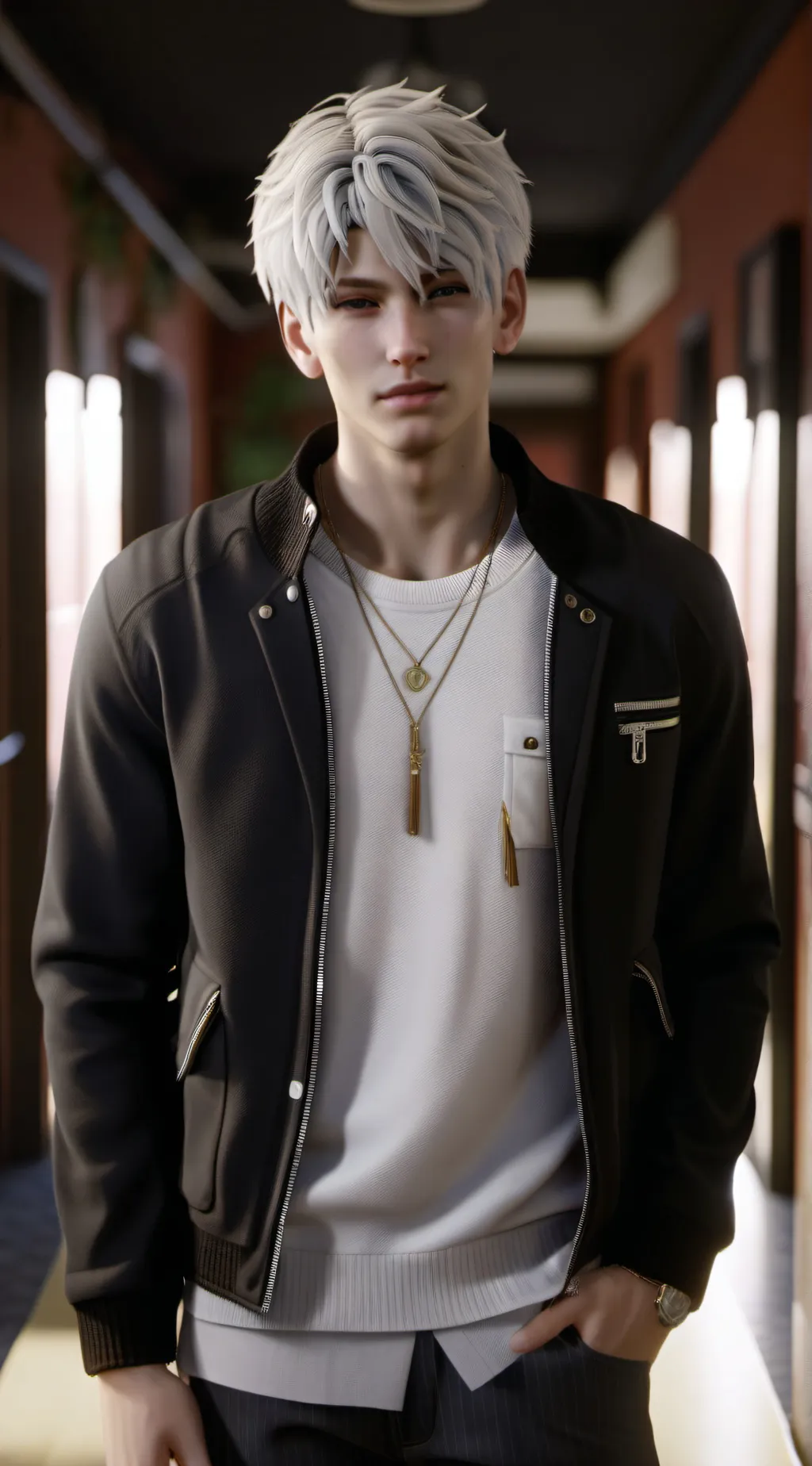 ai character: Arvie  background