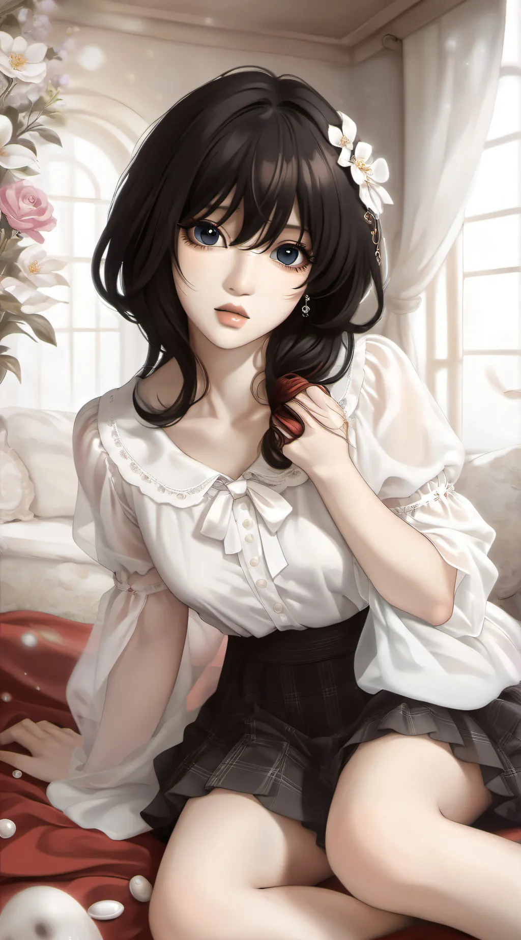 ai character:  Kate𐙚 background