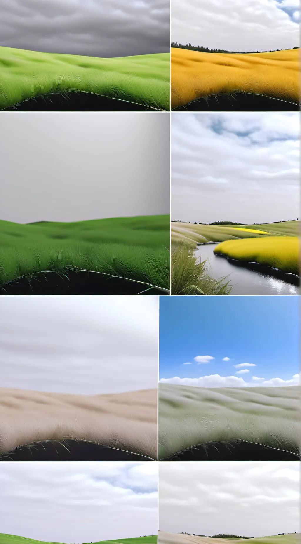 ai character: grass background