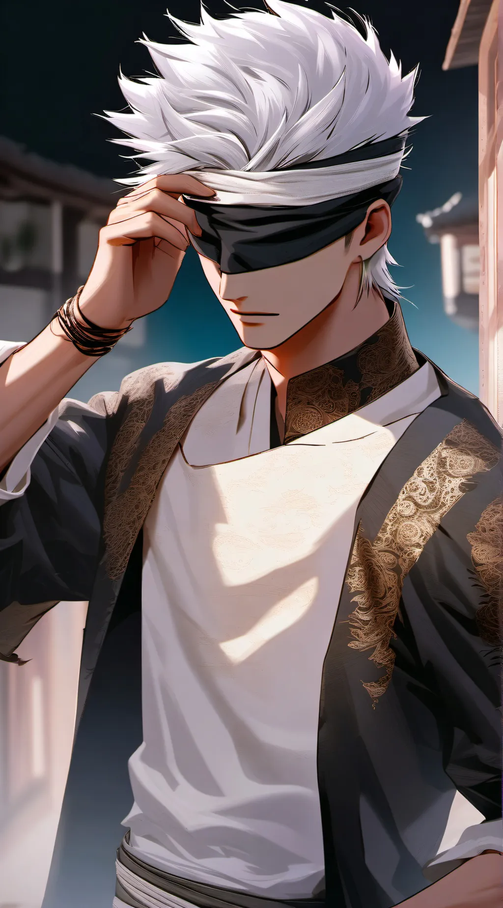 ai character: gojo background