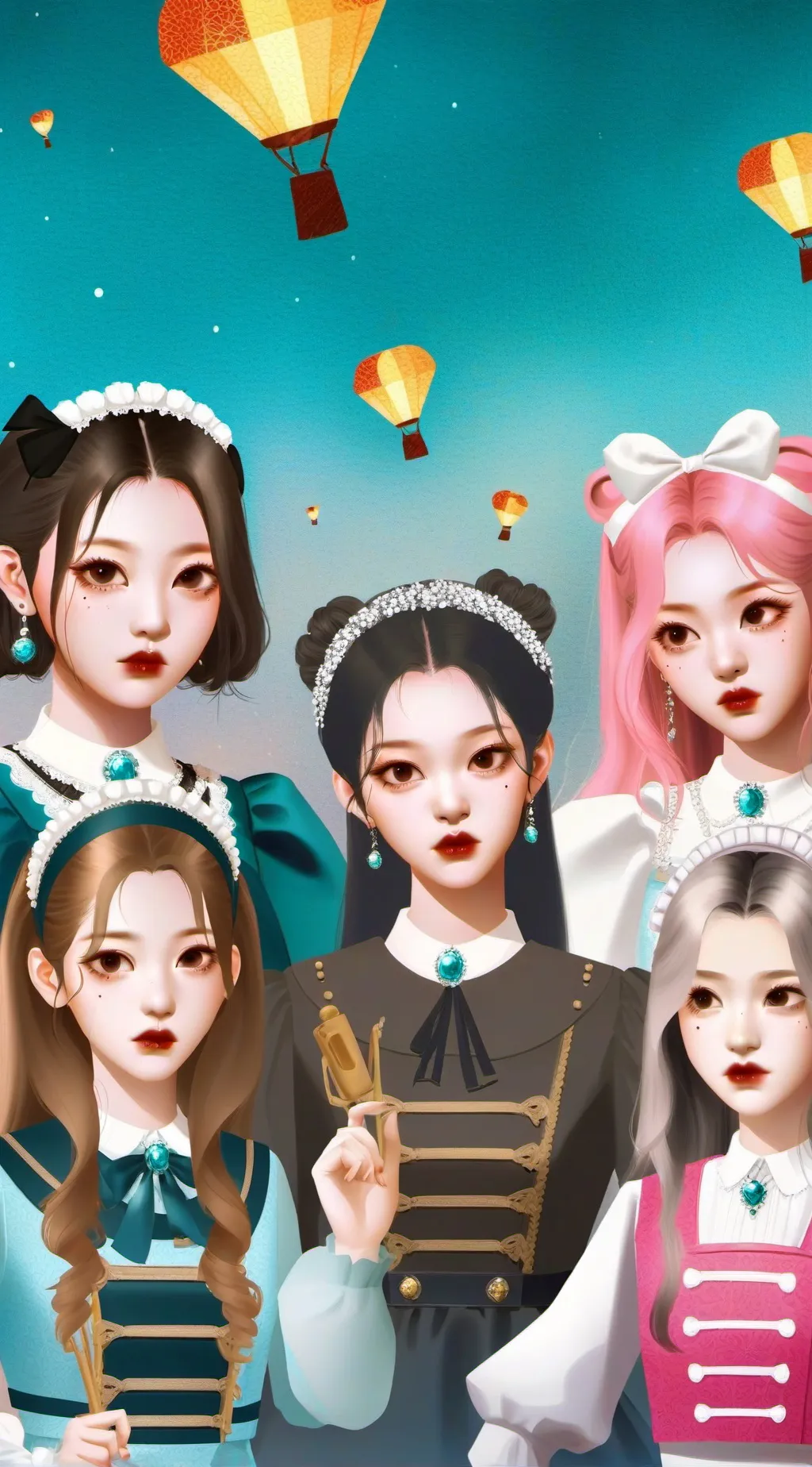 ai character: black pinkstraykid background