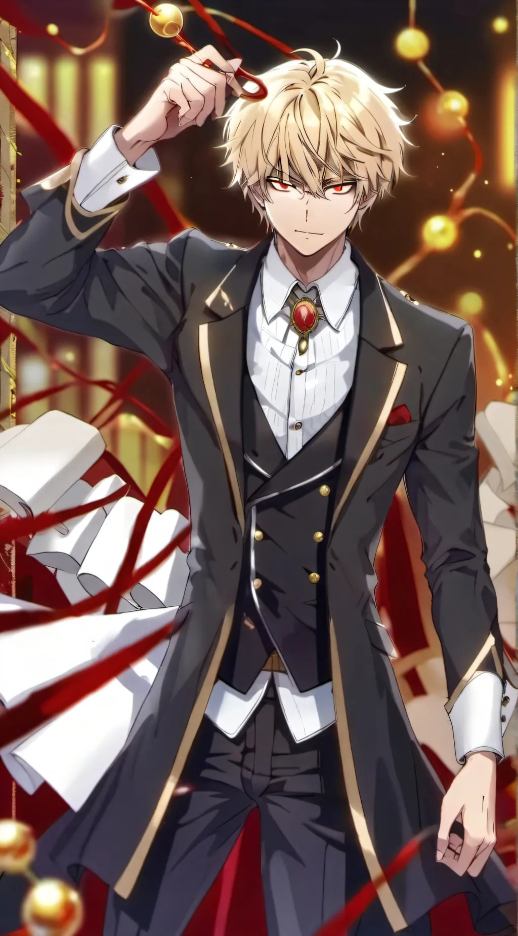 ai character: 💚bakugo🧡 background