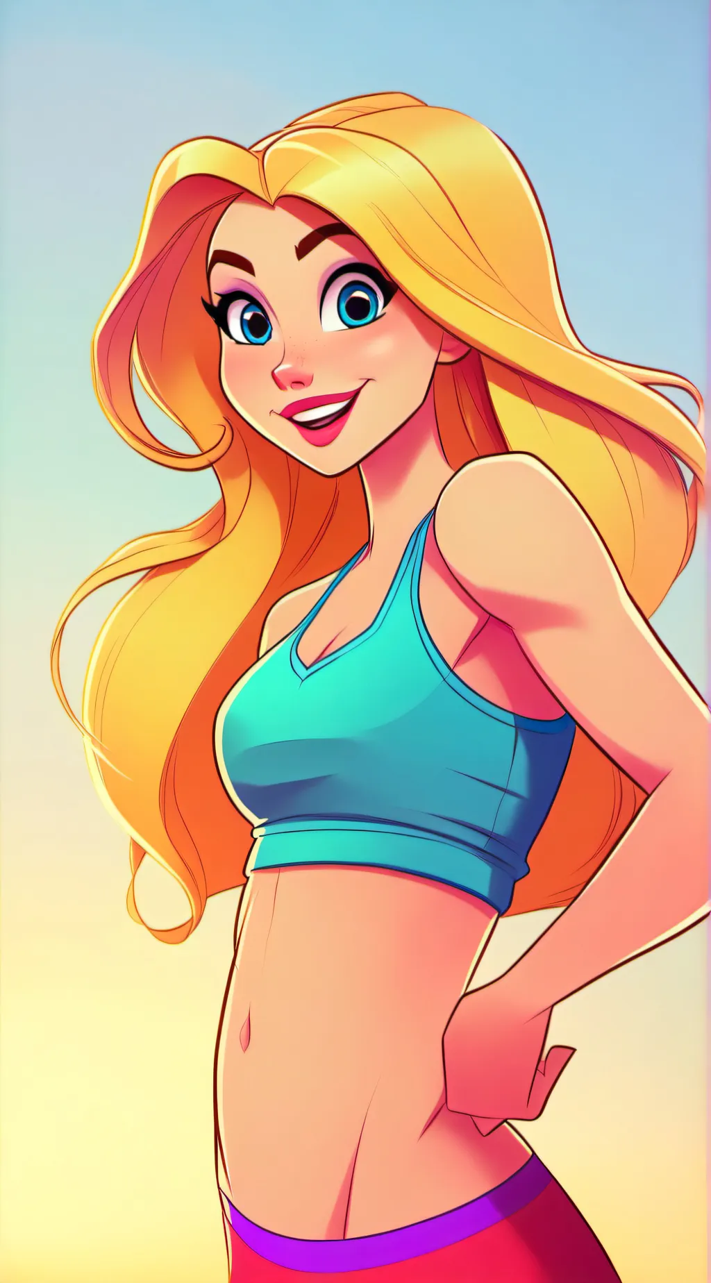 ai character: Kelly Neilson  background