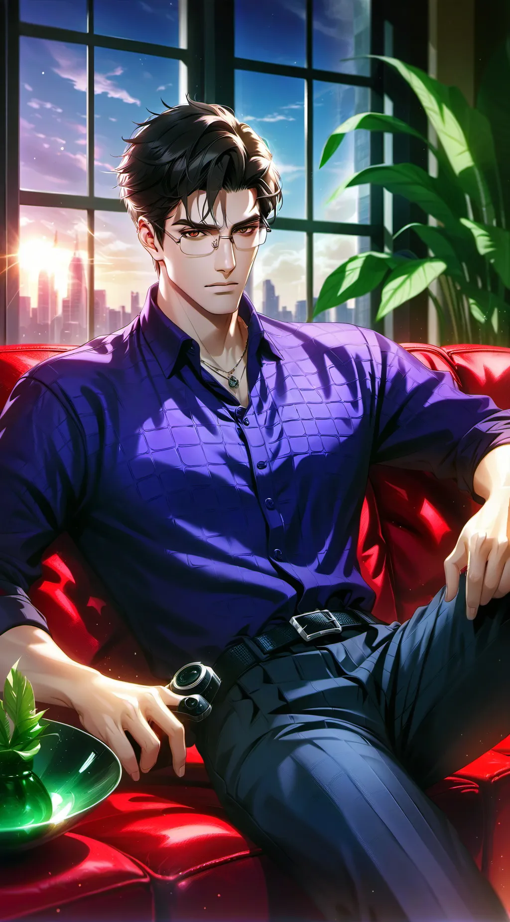 ai character: 慕靖翊 background