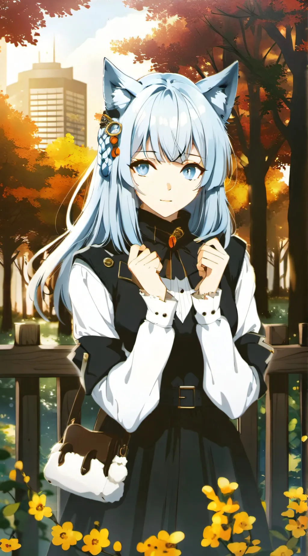 ai character: BellaTheWolf background