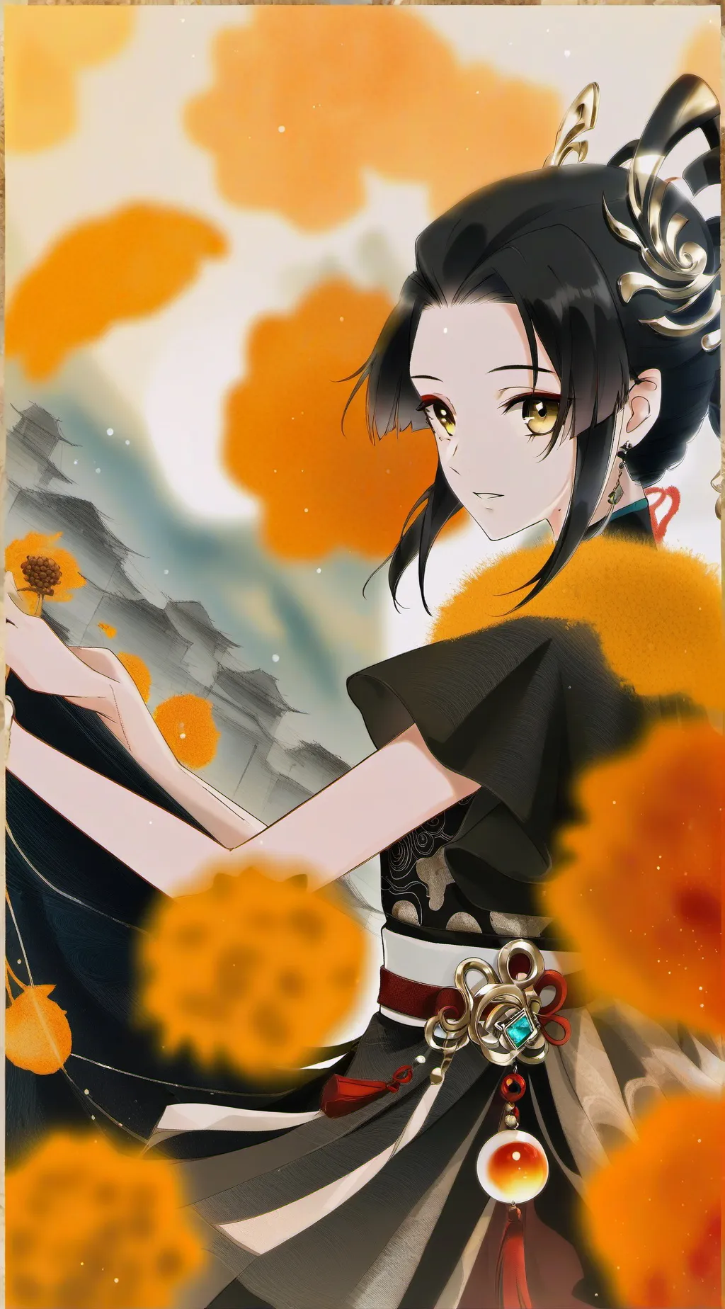 ai character: shinobu  background