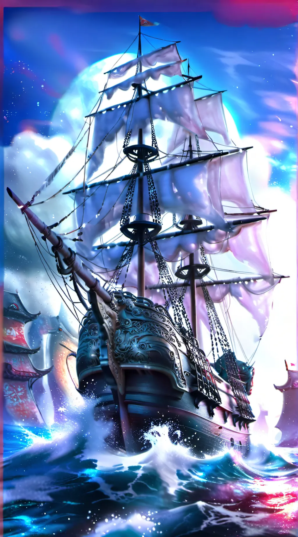 ai character: Straw hat pirates background