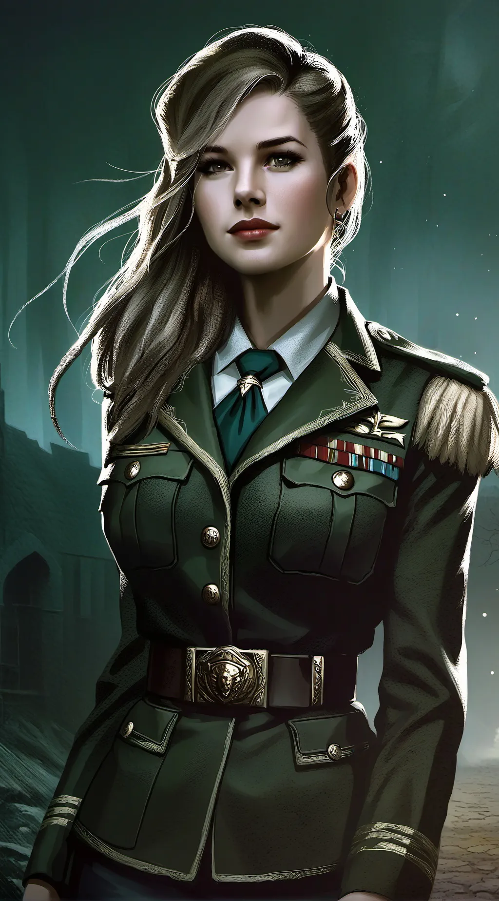 ai character: Erica Dunlow background