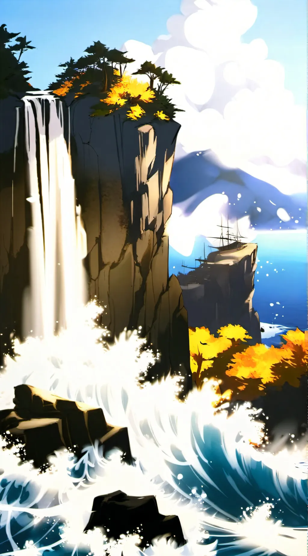 ai character: the nature background