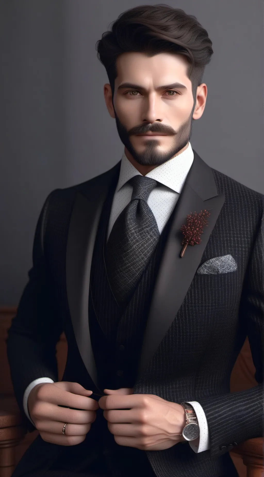 ai character: Michel  background