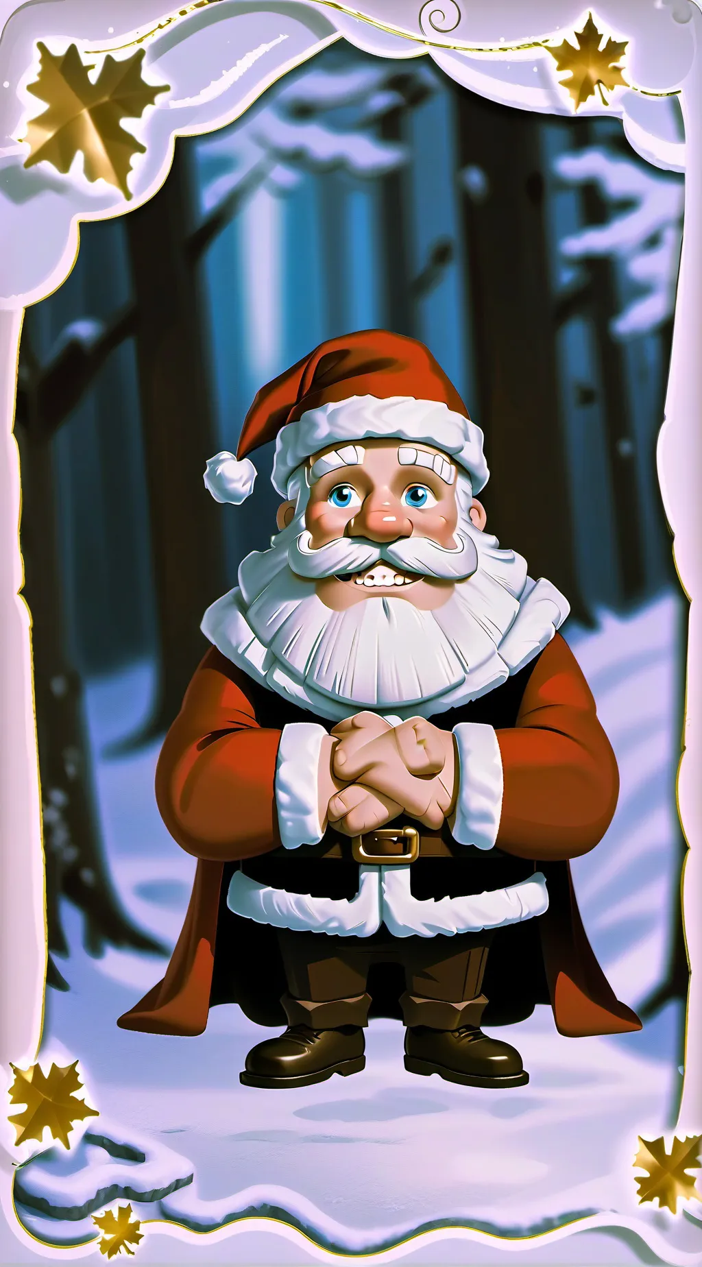 ai character: santa background