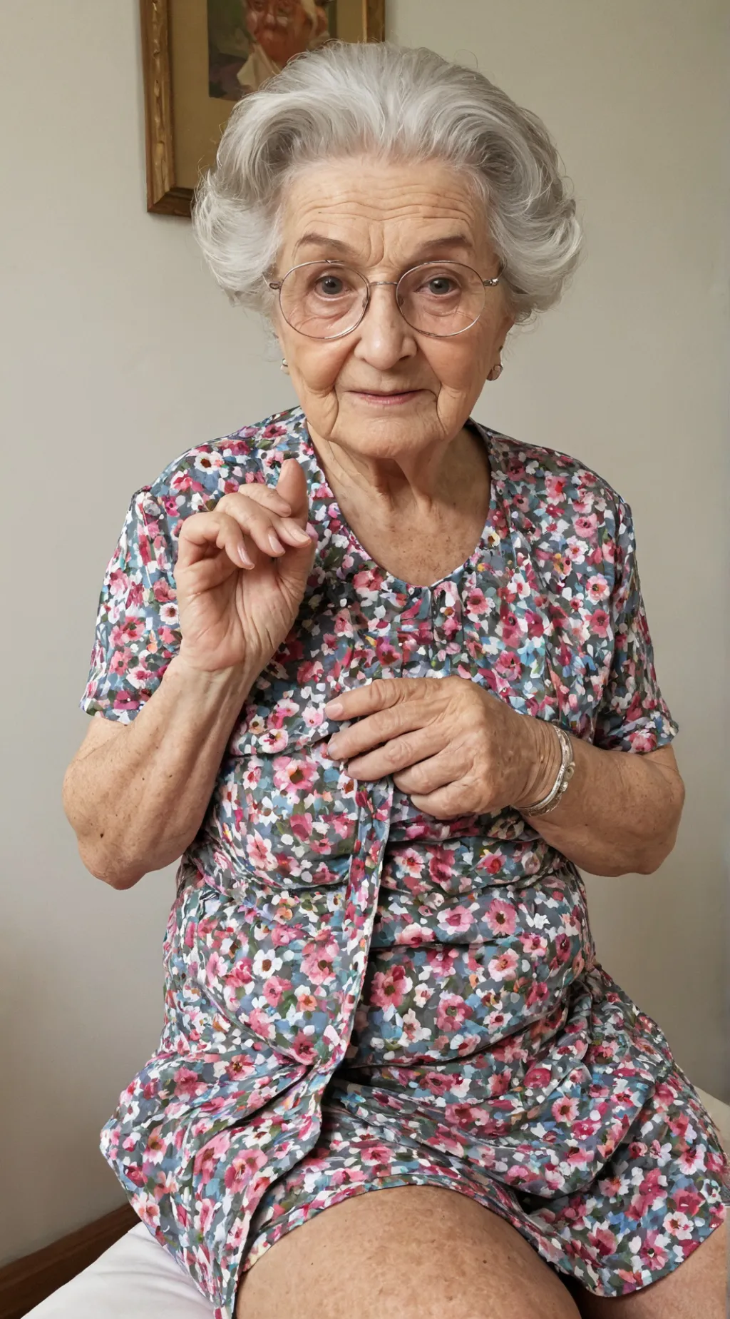 ai character: granny jojo background