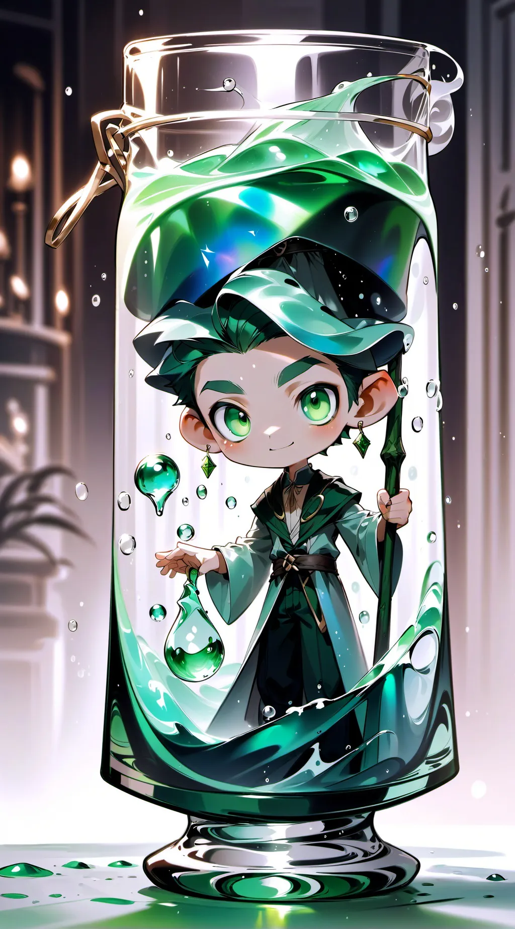 ai character: Crawley The wizard background