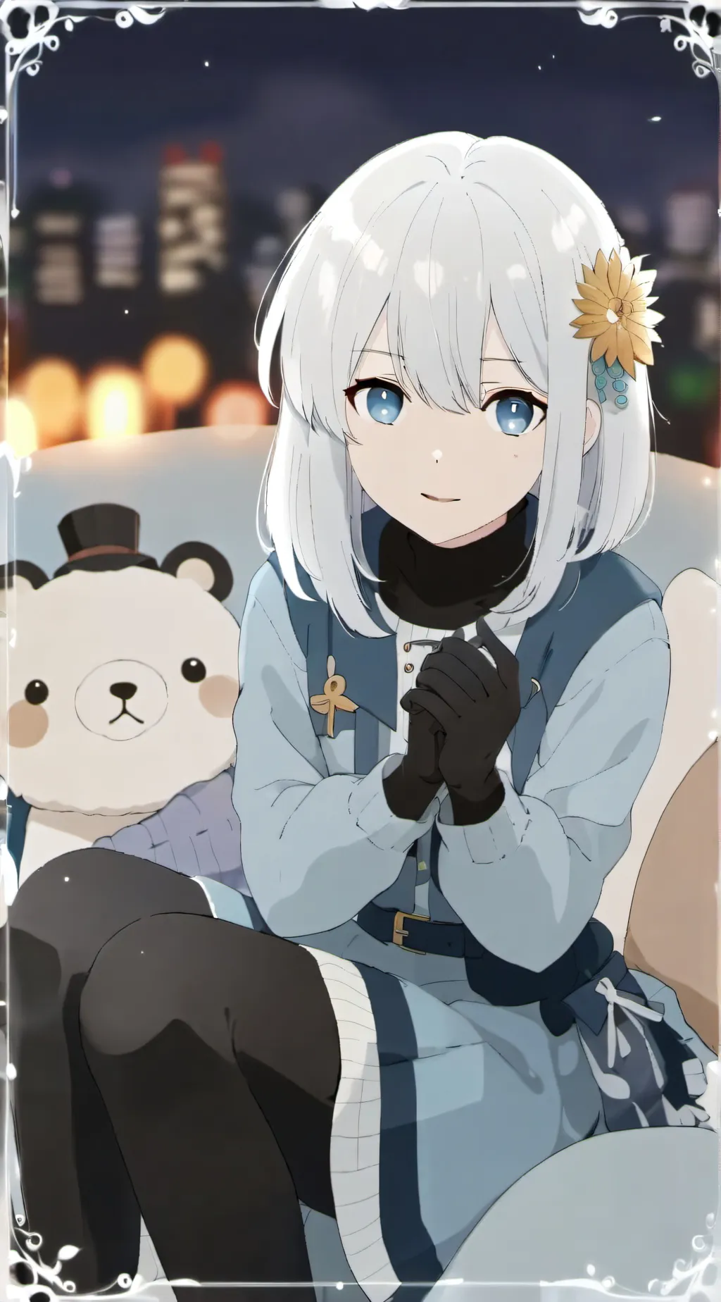 ai character: Luna background