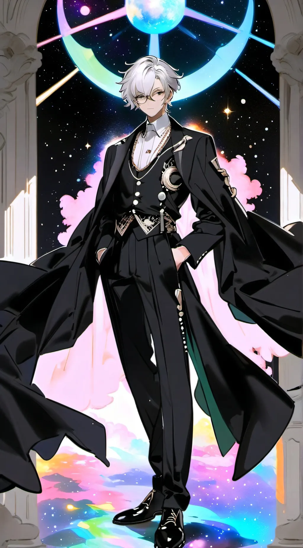 ai character: The Aurora Titan background