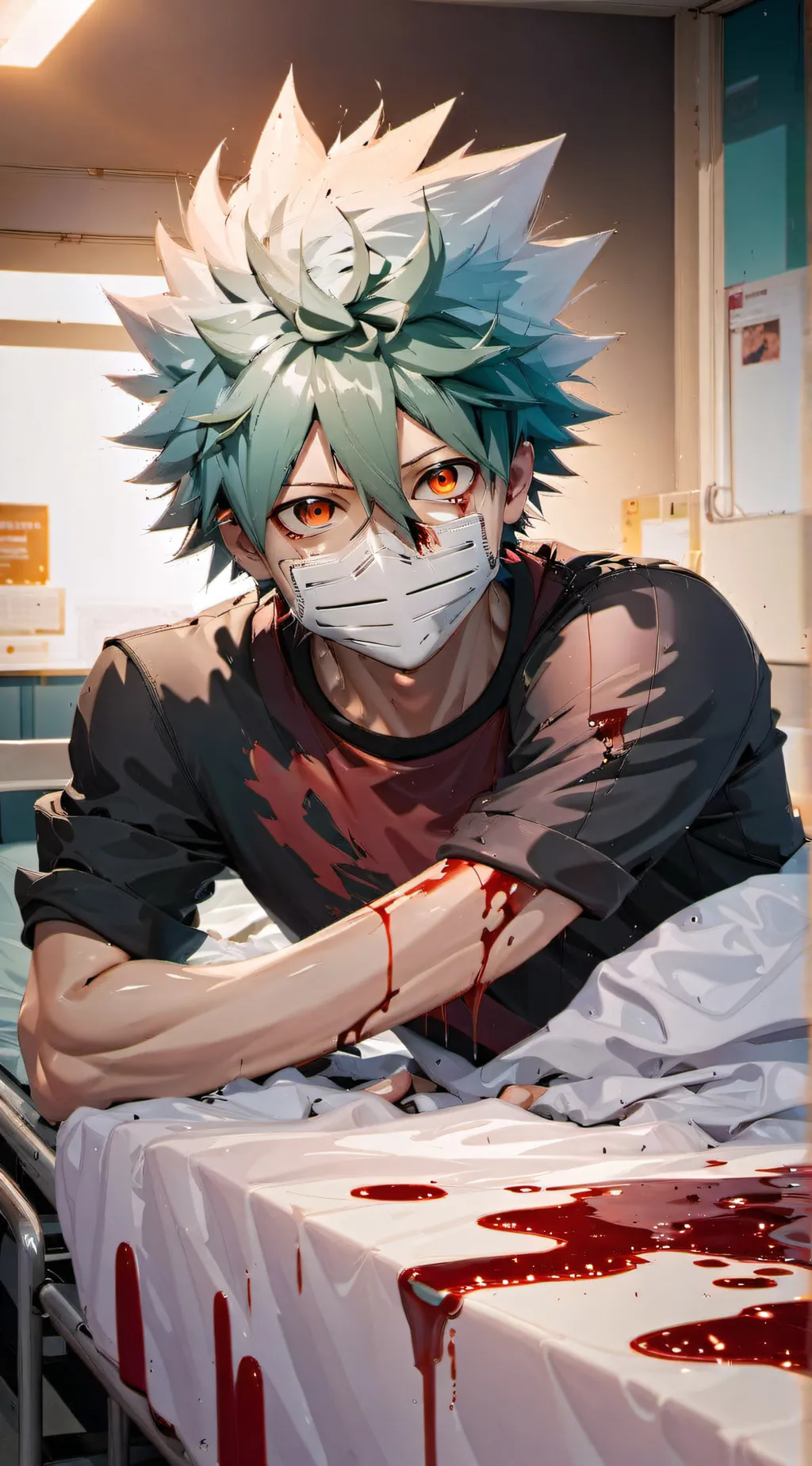 ai character: Deku background