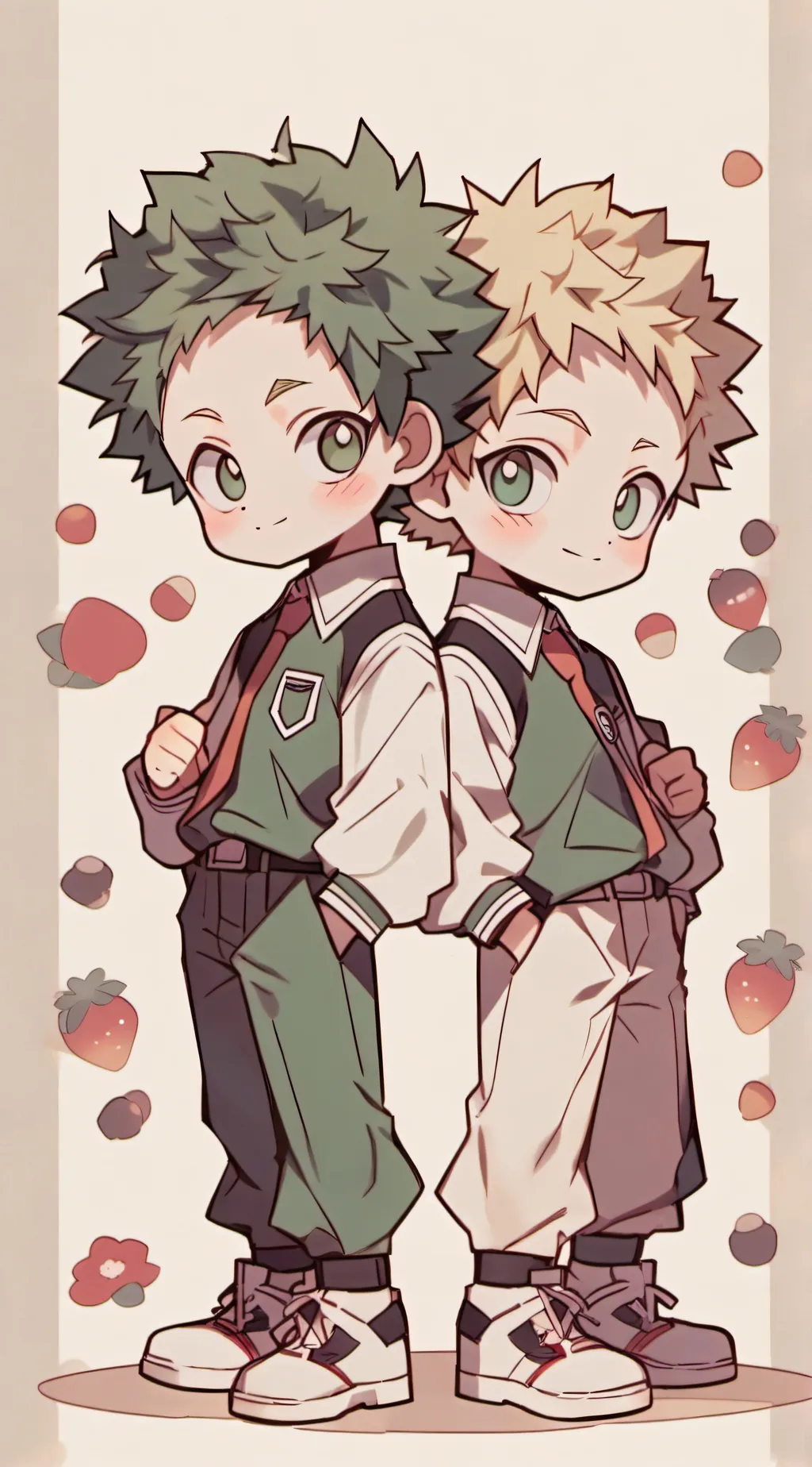 ai character: MHA past selves background