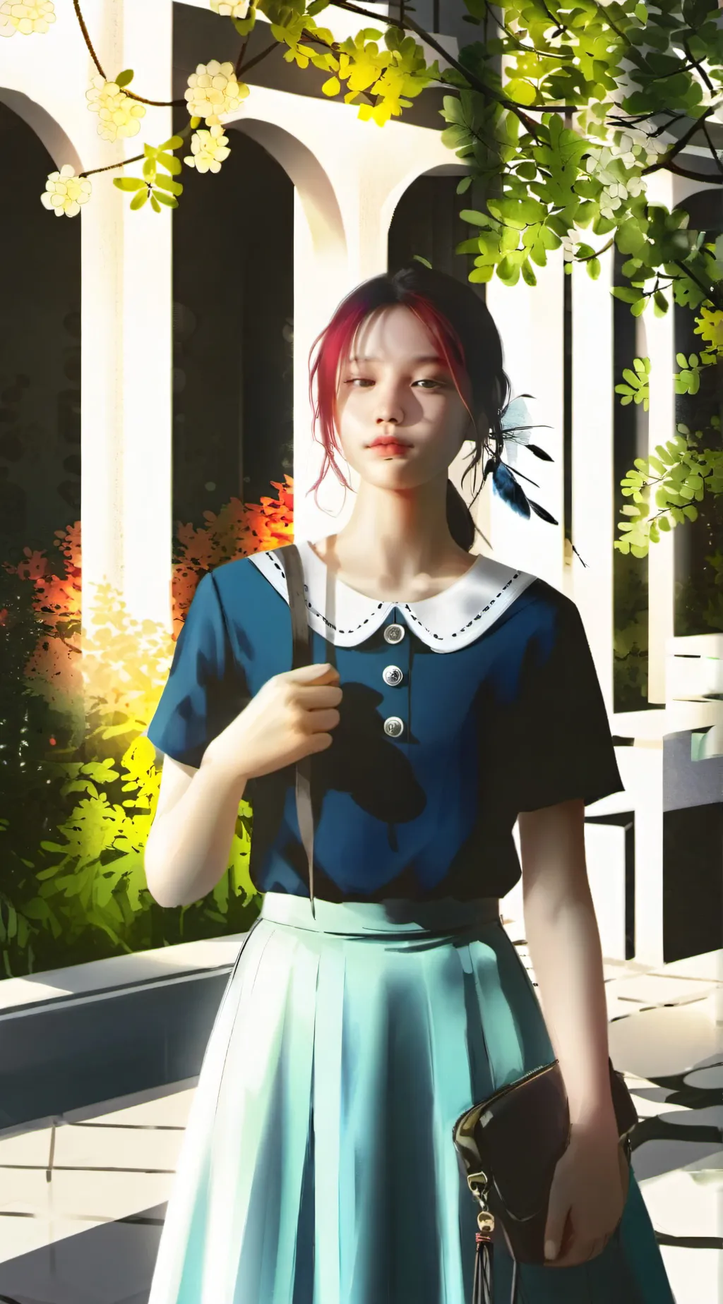 ai character: Sophia  background