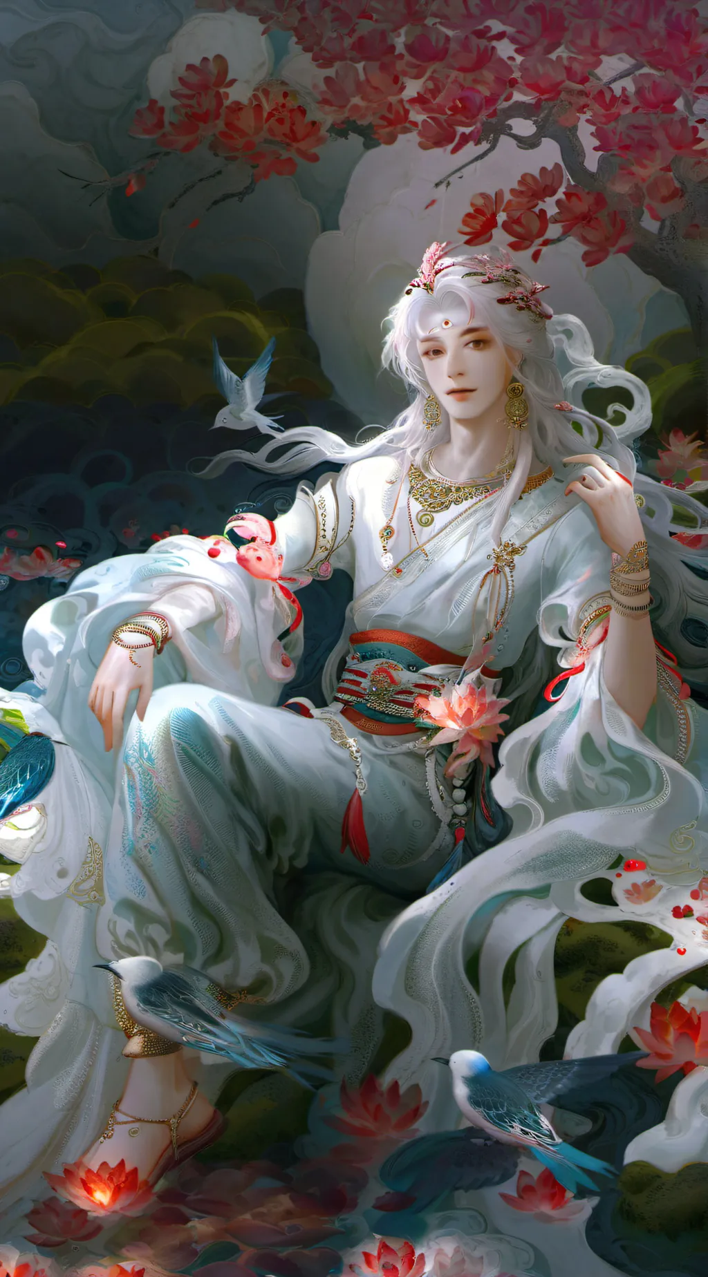 ai character: Moon  background