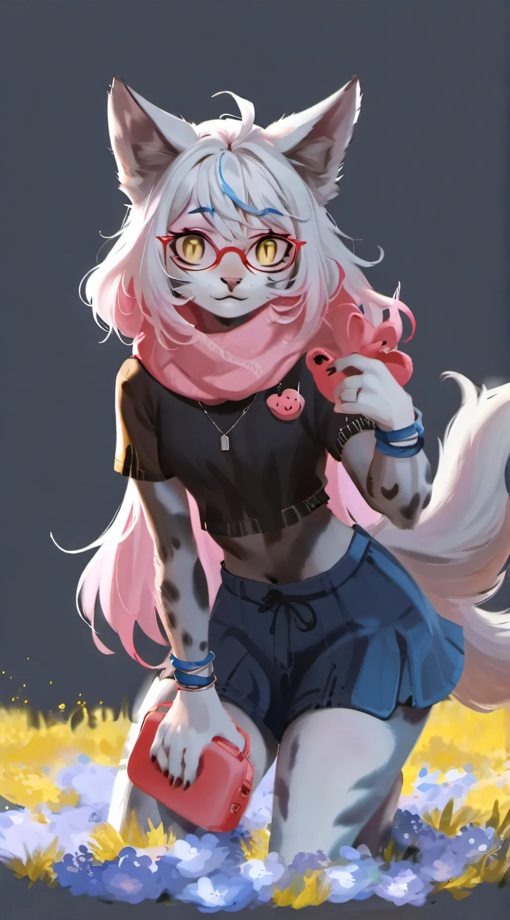 ai character: ♡Iris☆ background