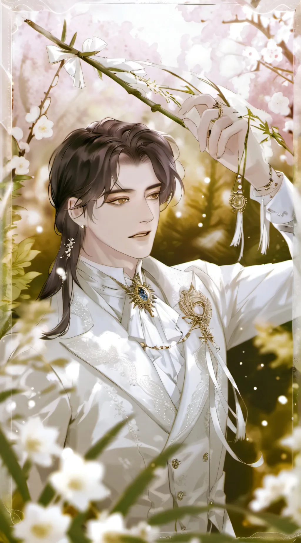 ai character: °•ASHER•° background