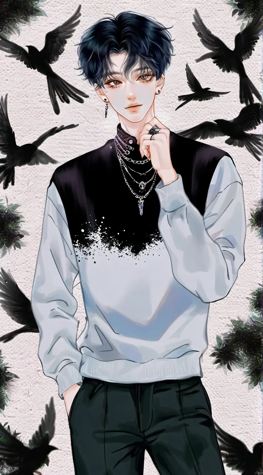 ai character: Xavier ￼ background