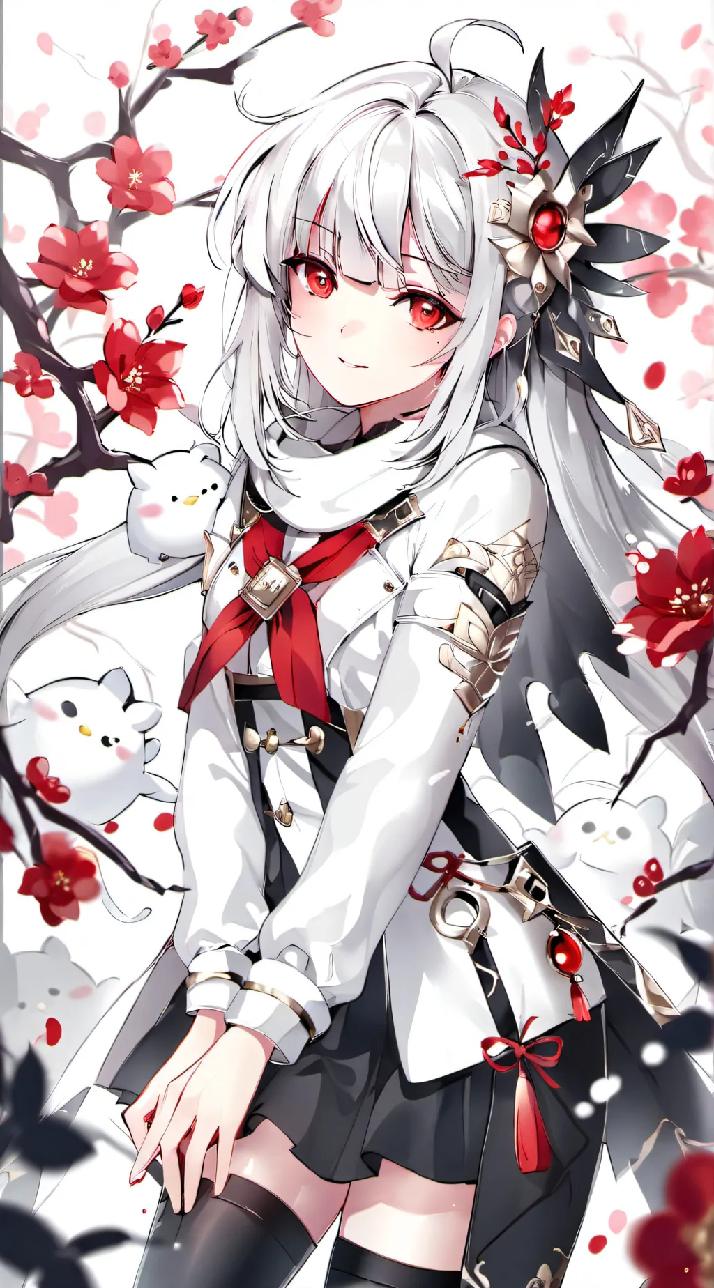 ai character: Eri with a furry background