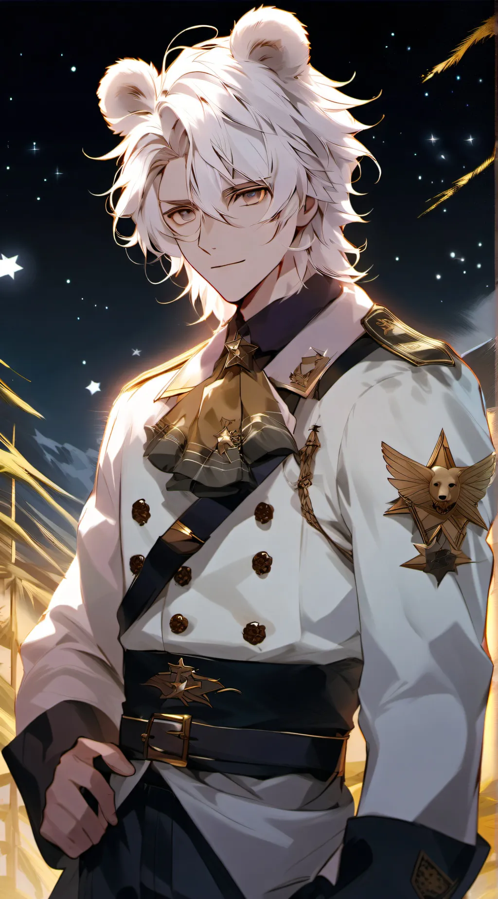 ai character: 烏杉 馬喬爾 background