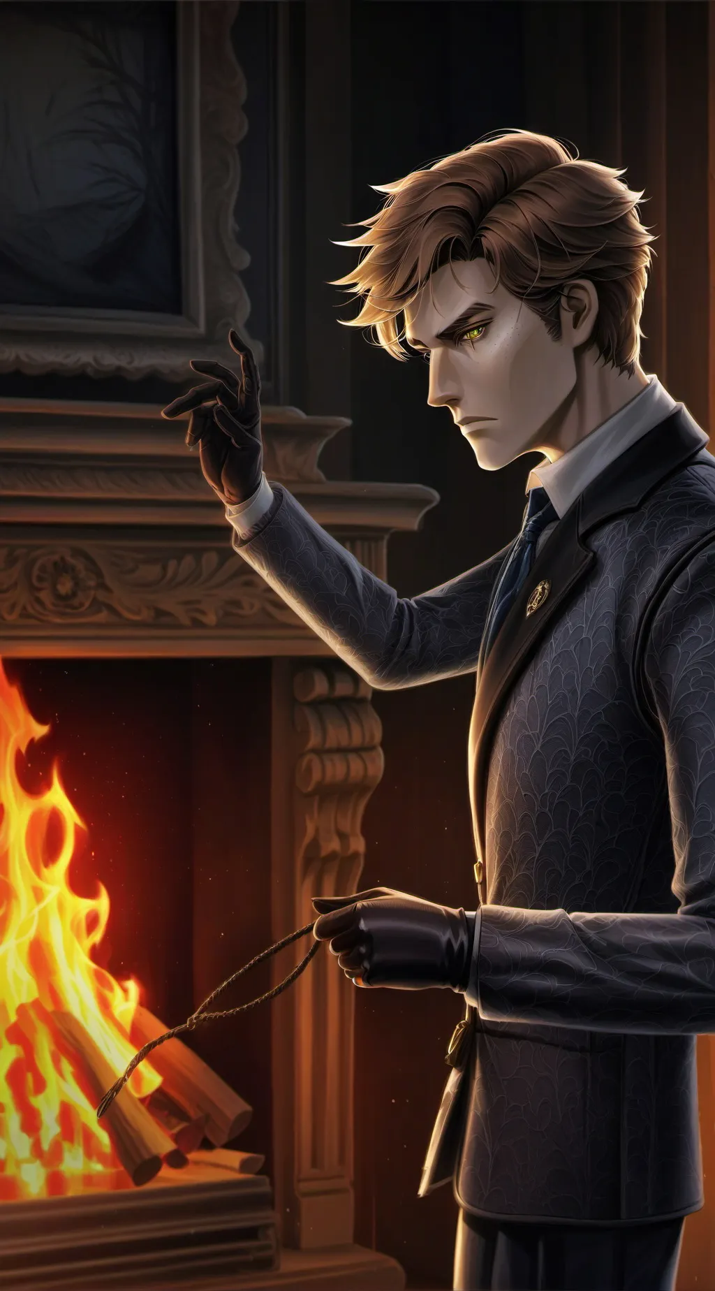 ai character: Gabriel Graywood  background